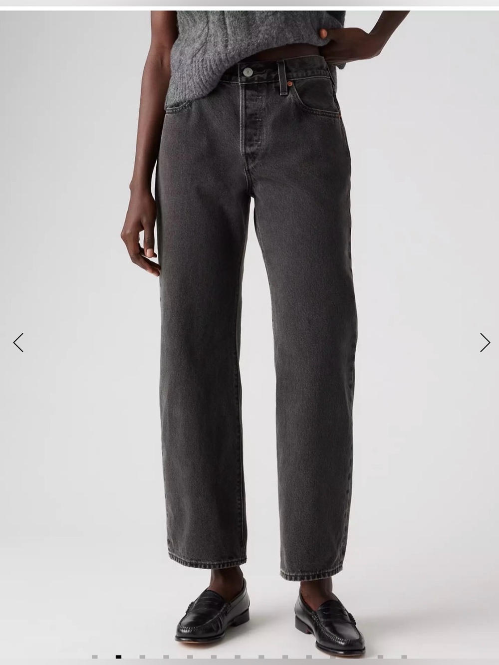 Levi's 501 90s Ankle Women's Straight Leg Jeans in Black